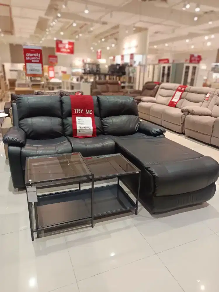 Sofa L + Corner artificial Leather