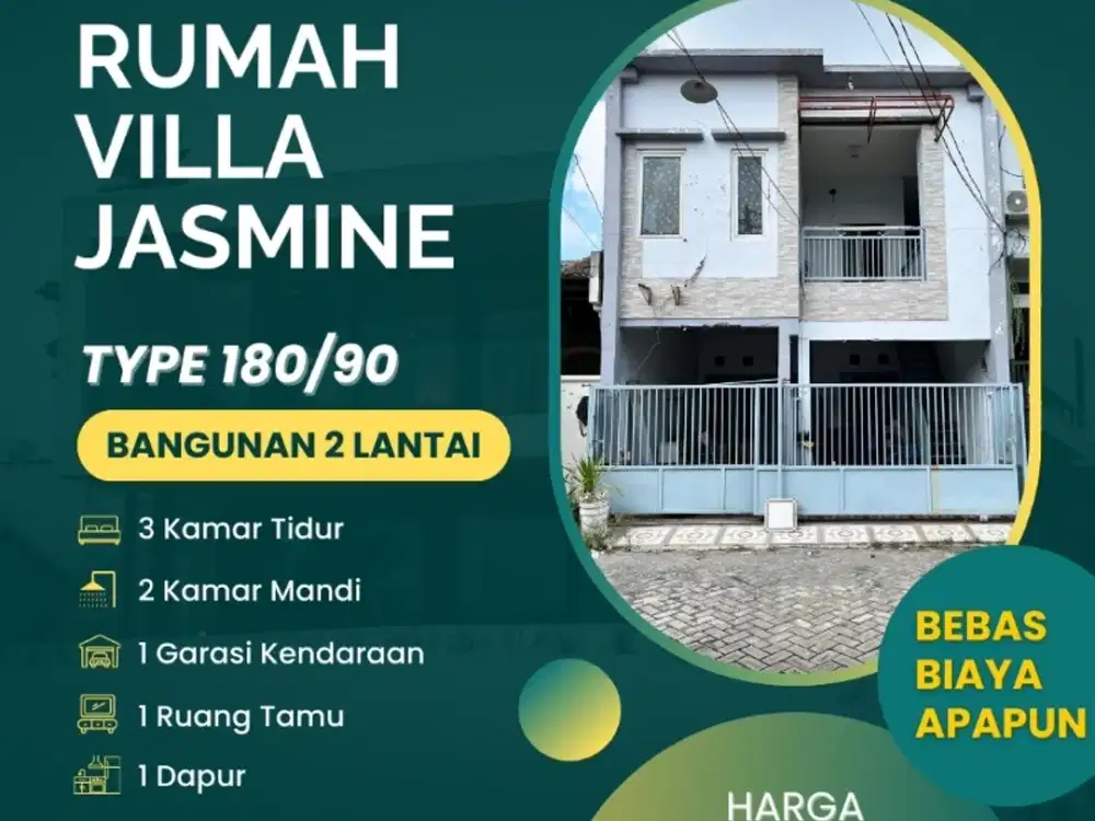 Rumah Second 2Lt 500jt di Sidoarjo Kota