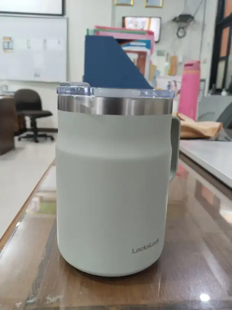 Mug Termos LocknLock Original + Tutup Anti Tumpah