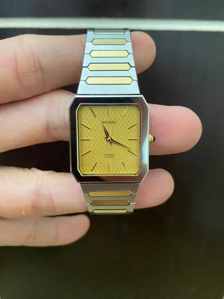 Jam tangan vintage citizen exceed tank 1930