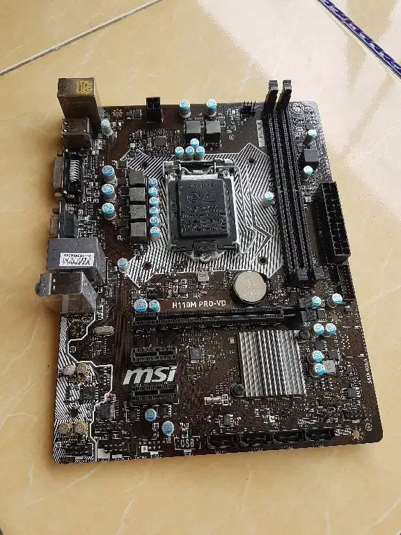 Motherboard MSI H110M Pro VD Intel LGA 1151 gen 6 dan 7