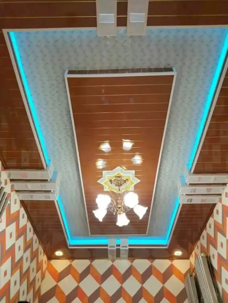 Plafon PVC terpasang