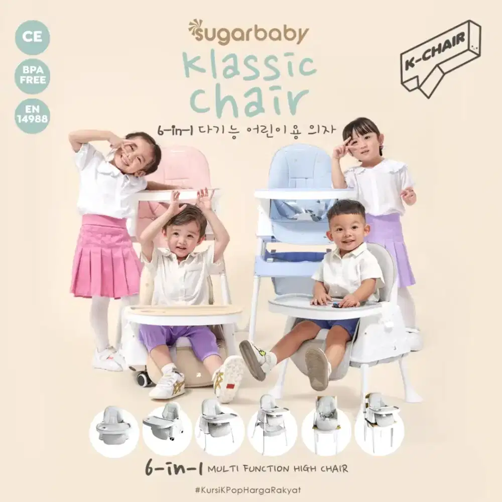 Sugar Baby Classic Chair 6-in-1