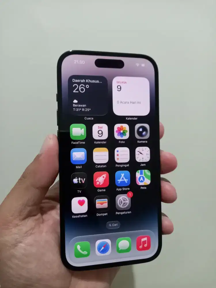 IPhone 14 Pro 128Gb Ex Inter Rsim Tanam All Op Fullset normal