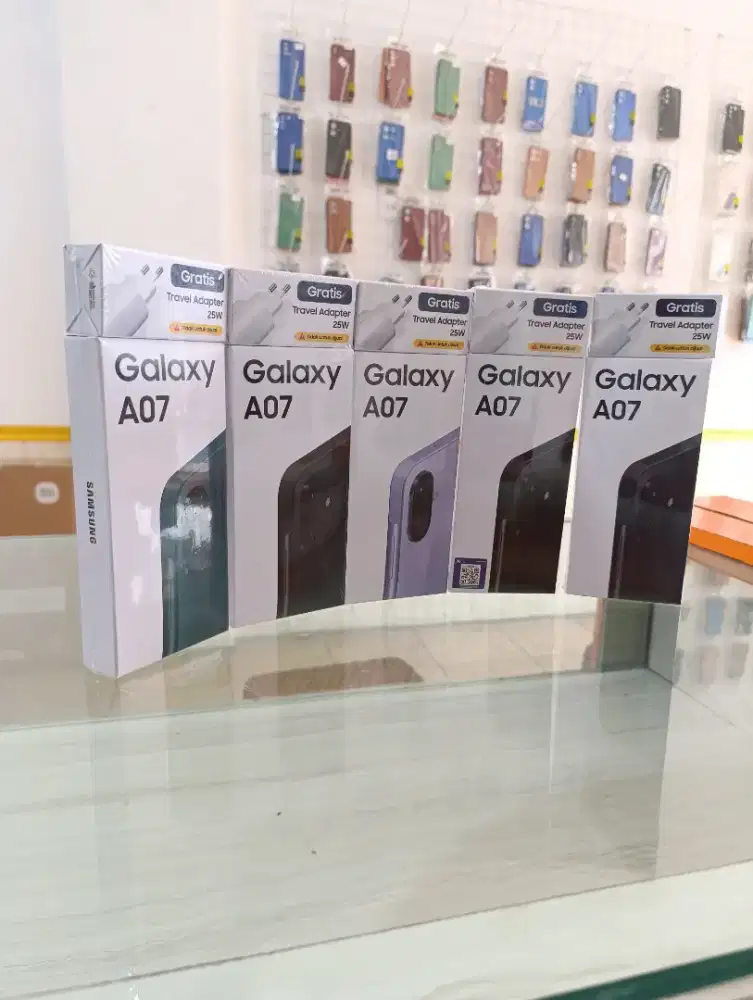 Samsung a07 6/128gb garansi resmi cash & kredit