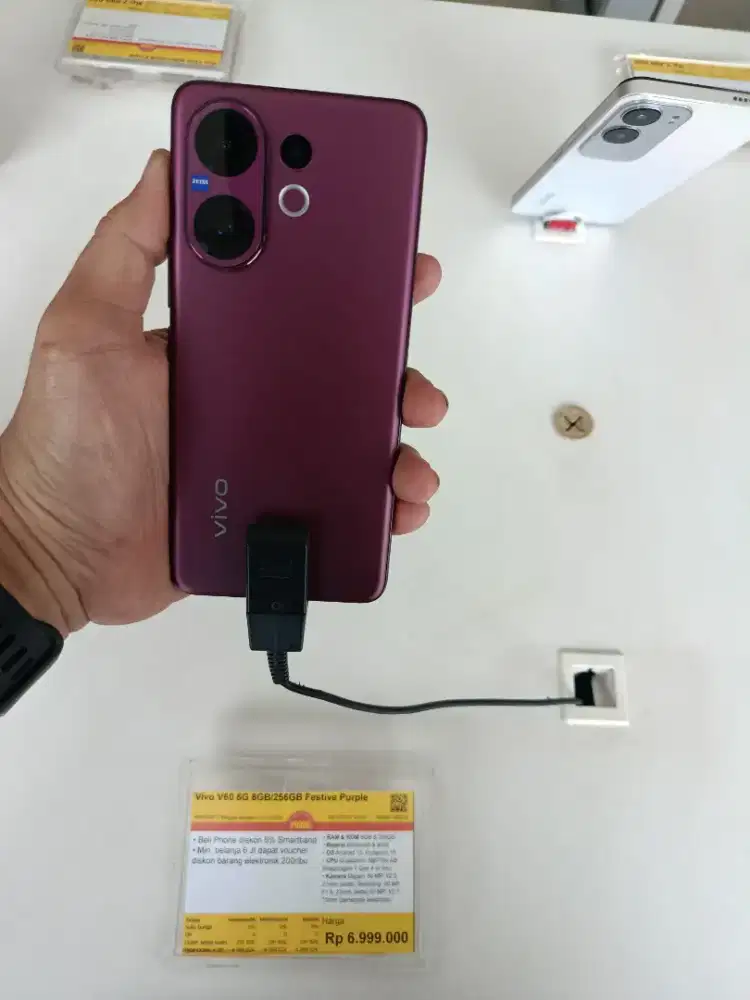 Promo VIVO V60 8/256 GB Cicilan Tanpa DP Bunga 0% Gratis 1x Cicilan