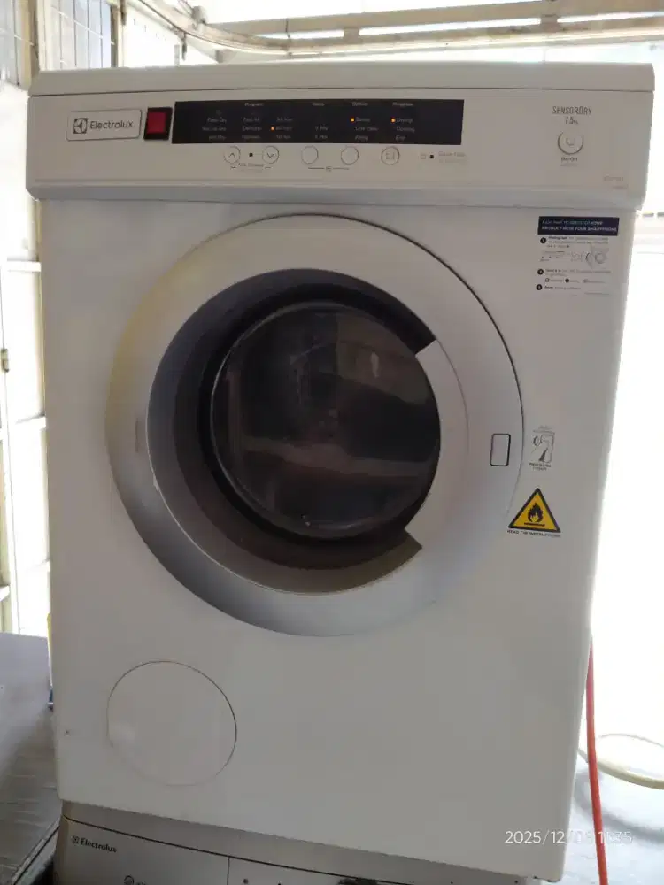 Dryer Electrolux konfersi gas