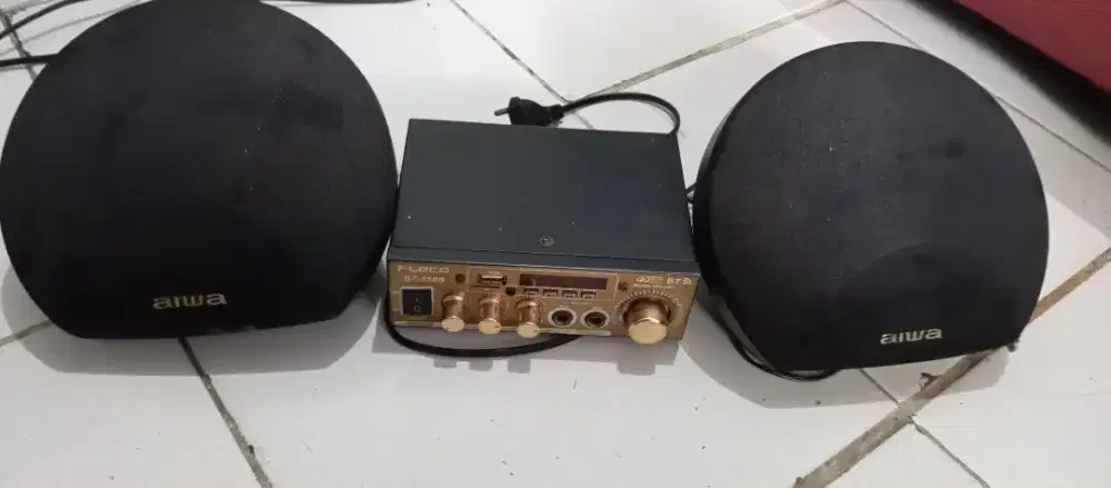 Ampli Bloetooth Dan Speaker Aiwa