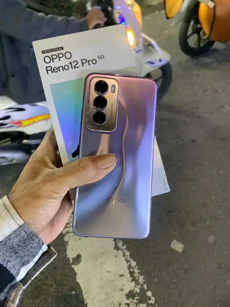 OPPO RENO 12PRO FULLSET FULL ORI RAM 12+12/512 MULUS LIKENEW