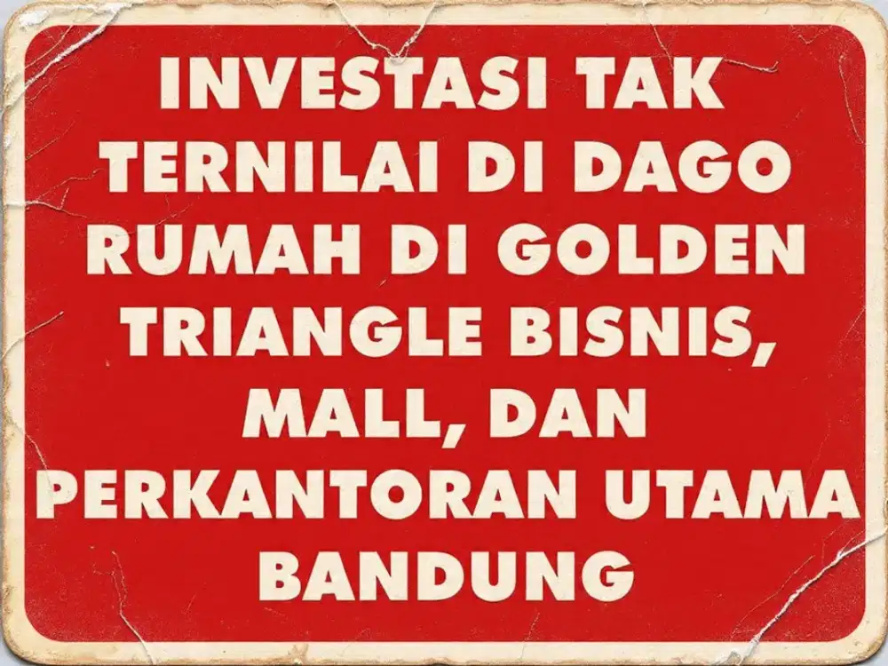 JUAL RUMAH PRIME LOKASI AREA BISNIS DI, SAYAP DAGO, SAYAP RIAU, DAGO, BANDUNG PUSAT,