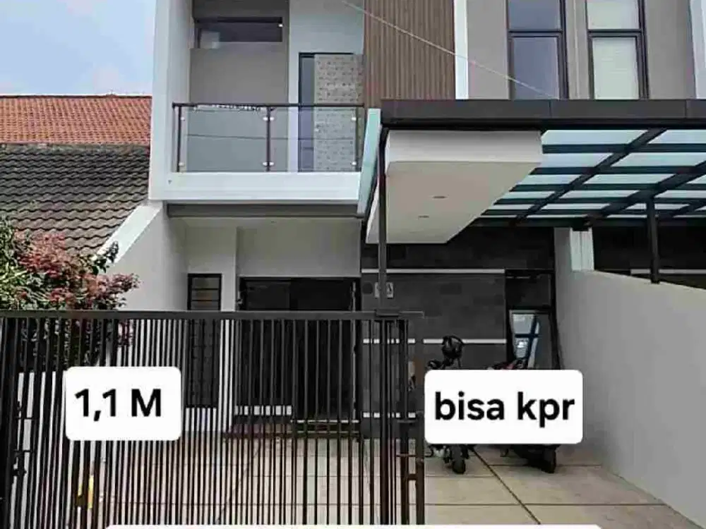 dijual rumah keren samping metro indah mall margahayu bandung