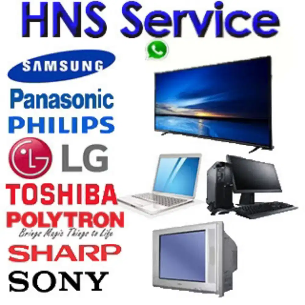 Terima Service tv (Led, lcd, plasma, tabung), mesincuci