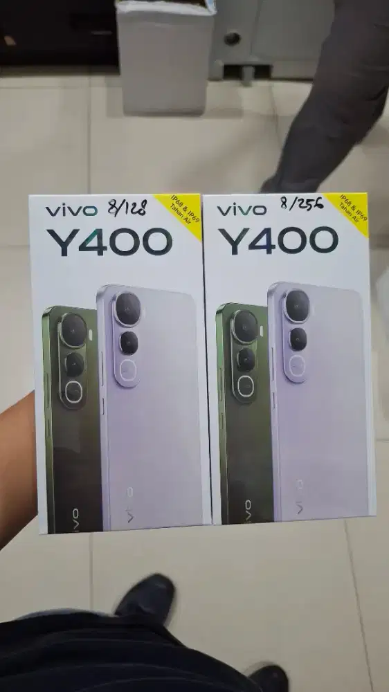 NEW VIVO Y400 8/256GB. SEGEL GARANSI RESMI FULL 1 TAHUN