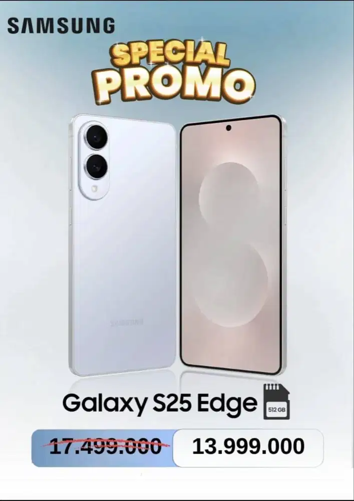 Promo samsung S25 edge harga murah meriah, buruan sebelum kehabisan
