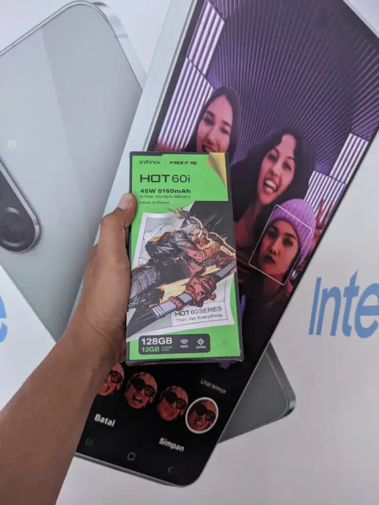 [ Fast respon WA ] Infinix Hot 60i NFC 6+6/128 Garansi resmi 1thn
