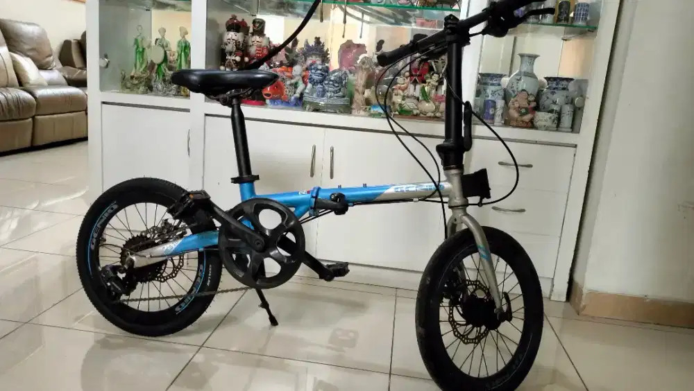 Sepeda Genio 16 inch Warna Biru Silver