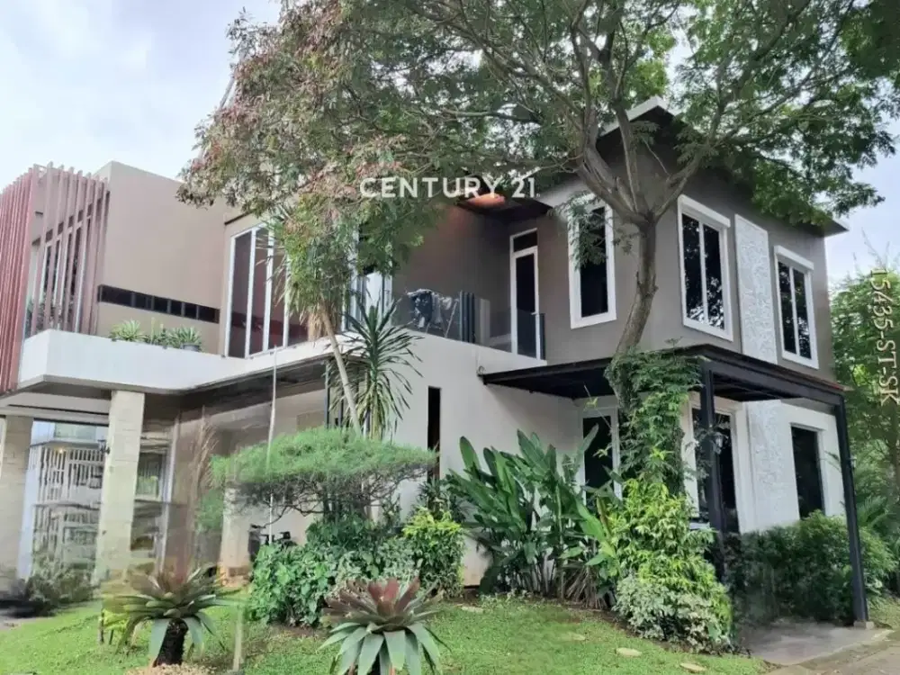 Dijual Rumah Hook 2 Lantai Semi Furnised Di Sektor 9 Bintaro