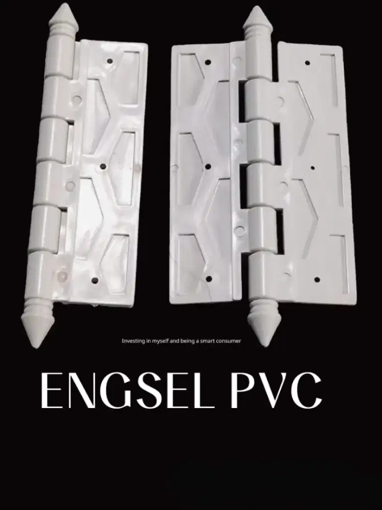 Dijual engsel PVC warna putih per set