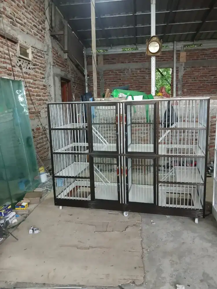 Kandang Kucing 4ruang gratis ongkir