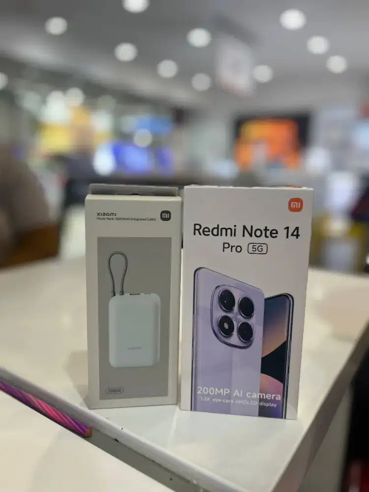 PROMO REDMI NOTE 14 PRO 5G FREE POWERBANK ORI CICILAN 0%