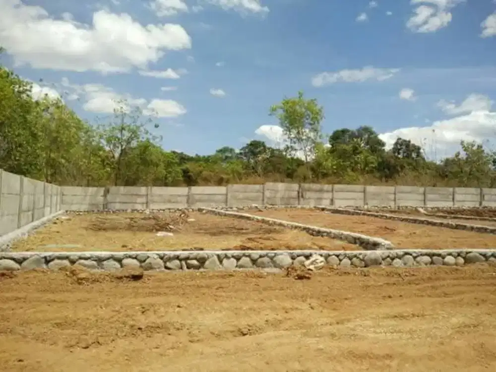 Di jual cepat tanah kapling siap bangun dengan pondasi keliling