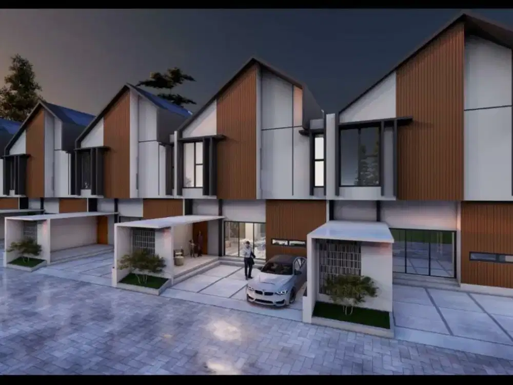 dijual rumah 2 lantai bisa KPR DP 0% dan custom untuk model tata ruang