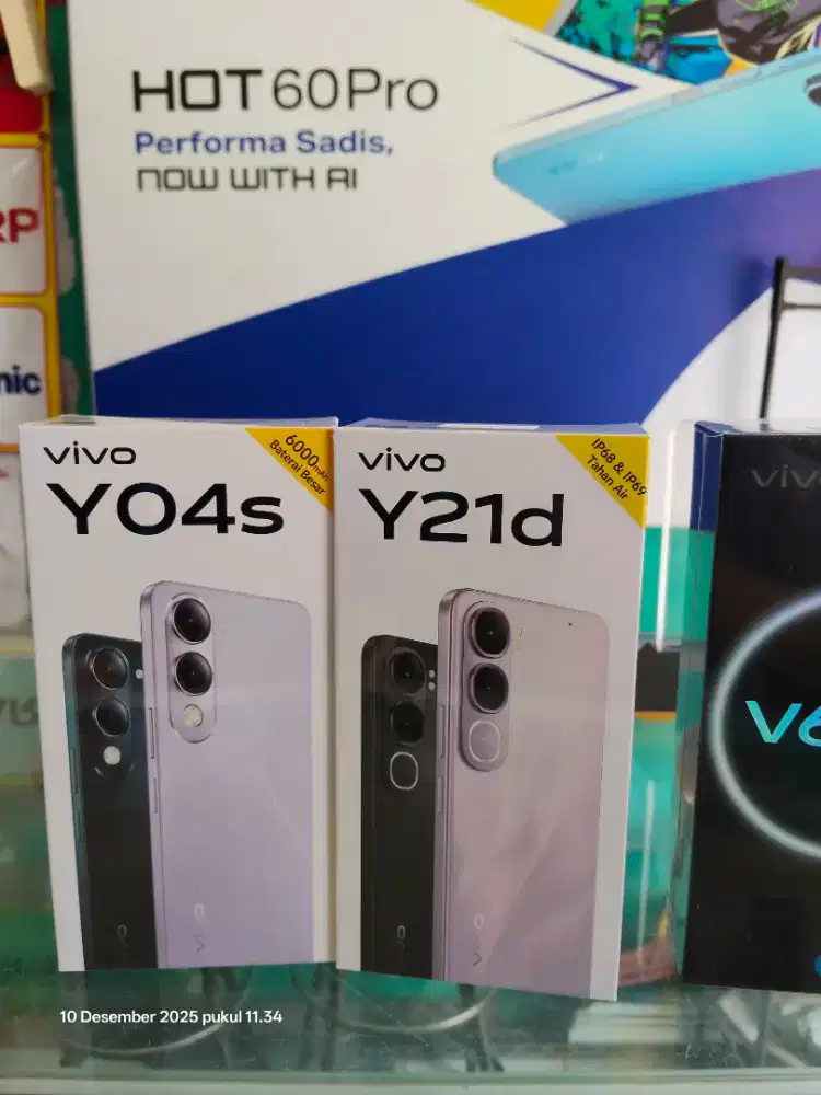 Vivi y21d 6+6/256gb promo termurah ,segel ,garansi resmi