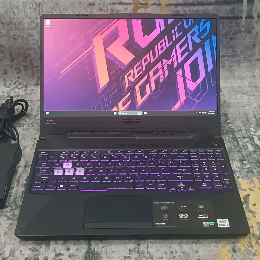 Asus TUF F15 FX506LI Core i7-10870H 8GB 512GB GTX 1650 Ti 4GB Like New