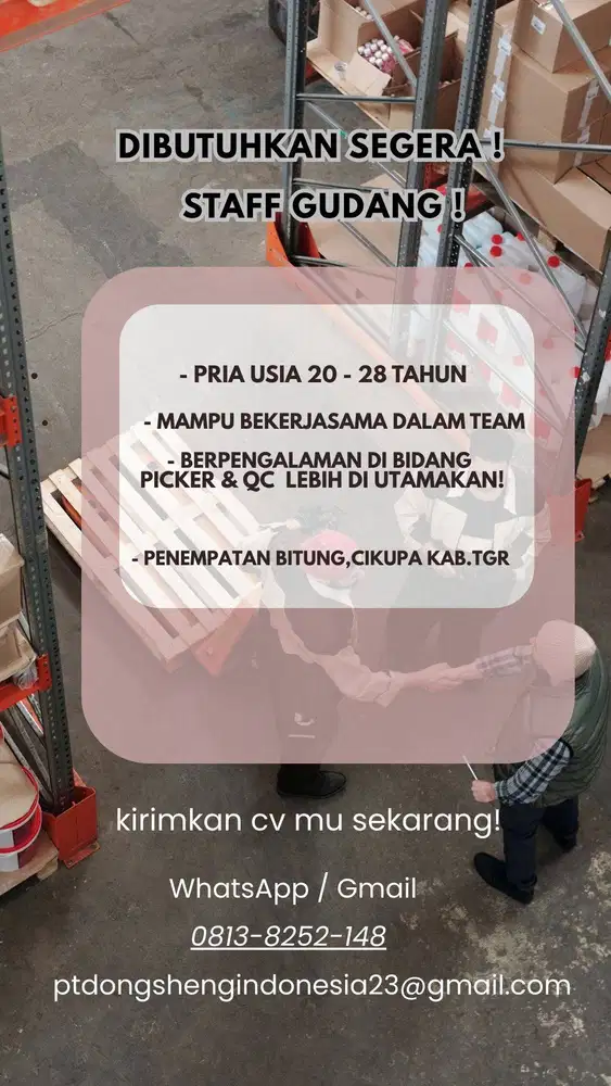 INFO LOWONGAN KERJA