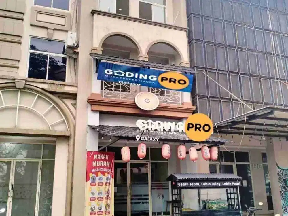 Disewakan Ruko 4,5x15 perthn 95 nett Grand Galaxy City Bekasi Selatan