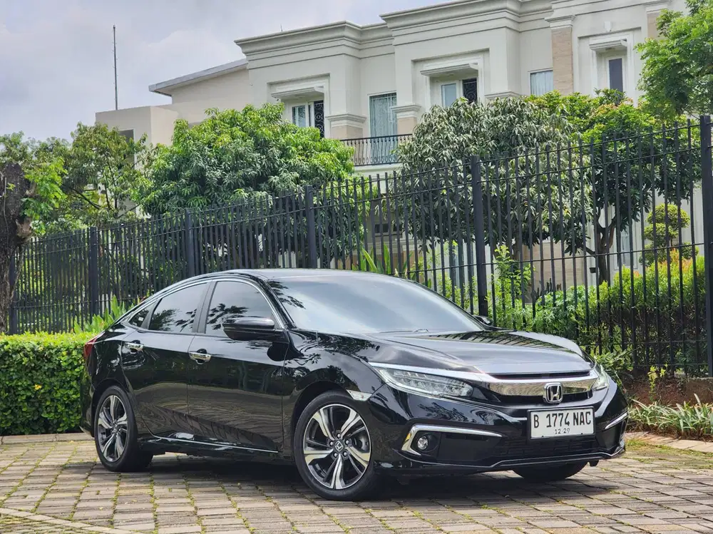 KM.32.RB ASLI| CIVIC TURBO ES 1.5 AT 2019 HITAM FULL ORI RASA BARU !!