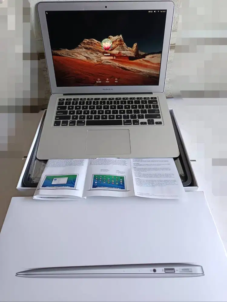 MACBOOK AIR 13 2014 4/512GB APPLE LAPTOP LENGKAP BOX MULUS