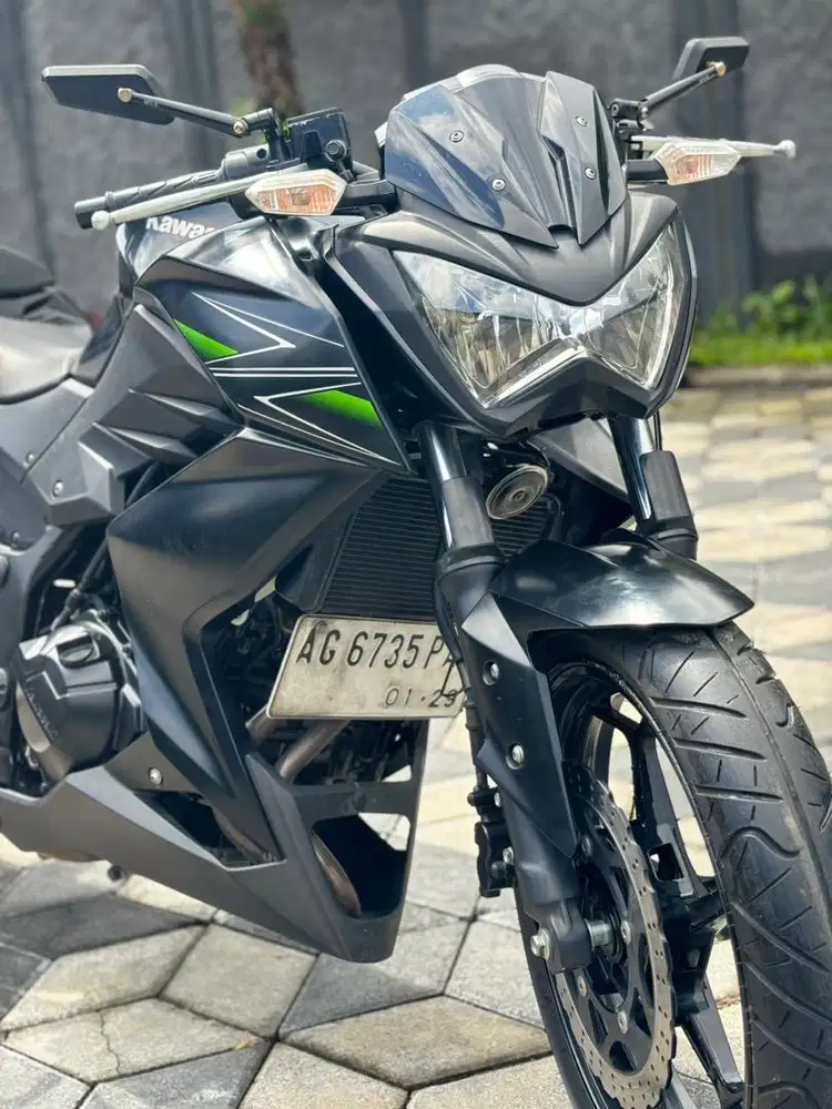 Kawasaki Z 250 Naked Bike thn 2013 Hitam Doff AG Blitar Odo 14rb
