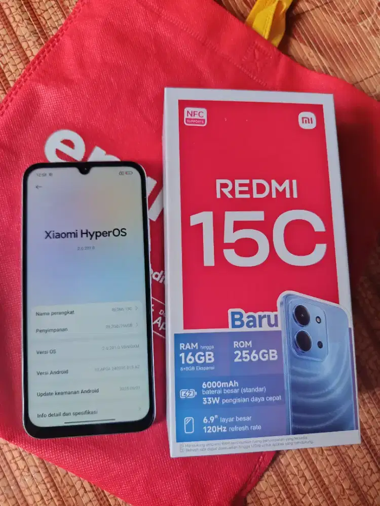 Redmi 15c ram 8/256