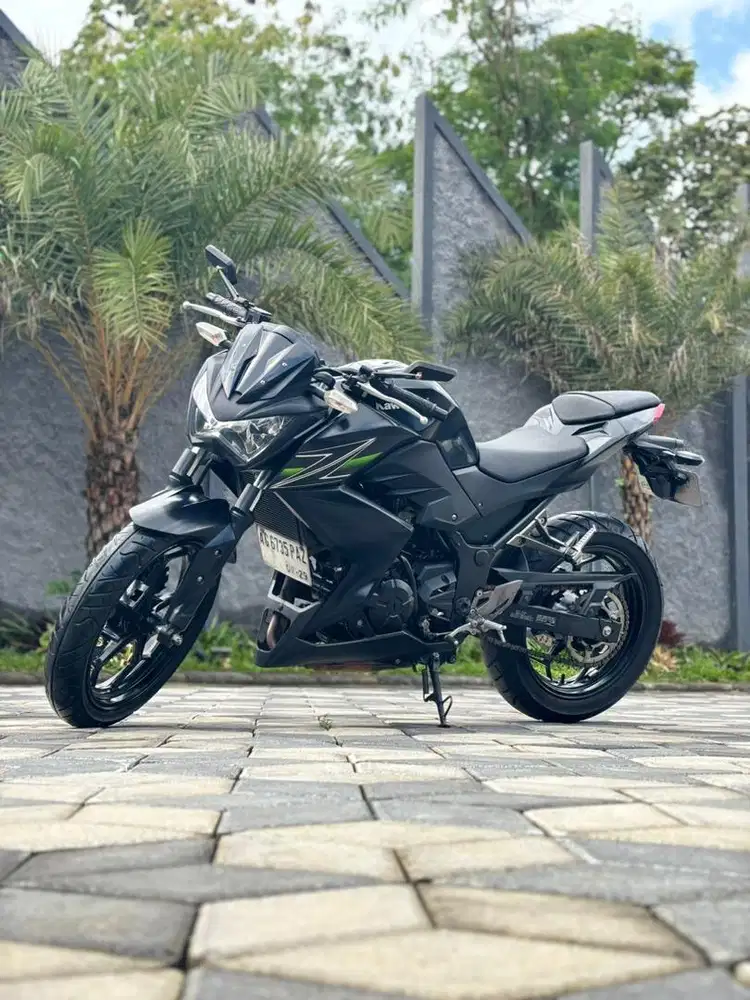Kawasaki Z 250 Naked Bike Hitam Doff Odo 14rb Ag Blitar Koko Motor