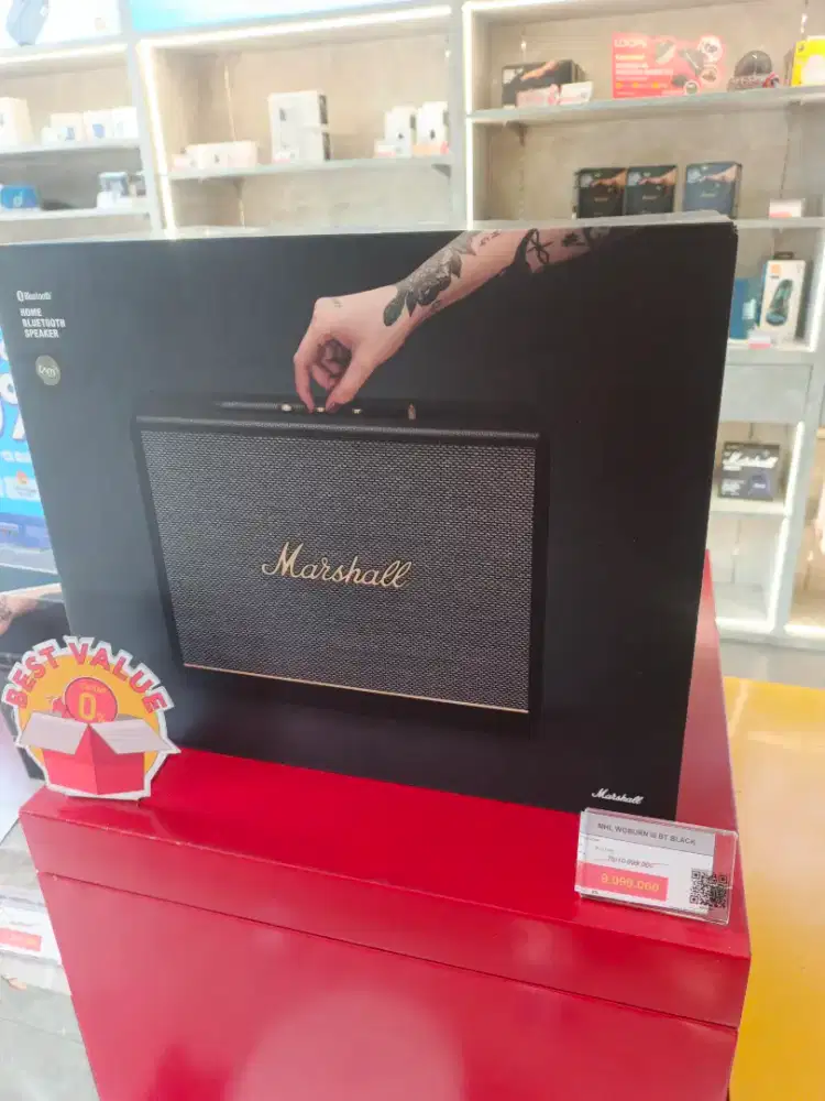 Speaker Marshal Whl Woburn III BT Black Cicilan Bunga 0%