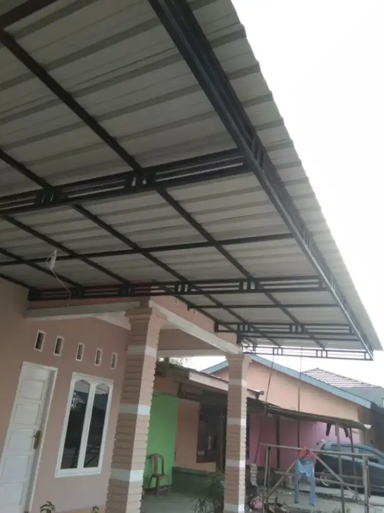 Jasa Pasang Kanopi Profesional – Baja Ringan & Besi, Harga Nego