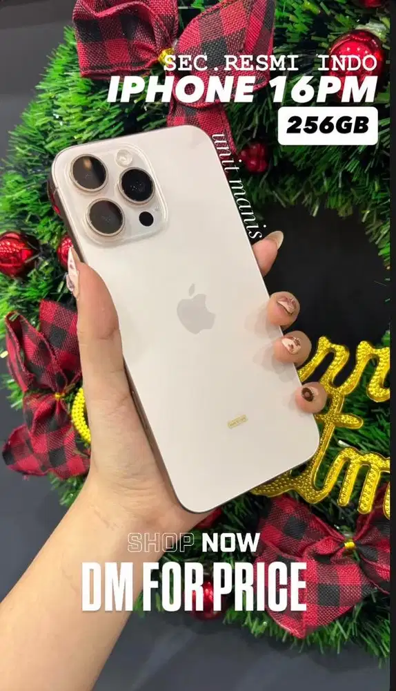 IPHONE 16 PM SECOND RESMI INDO