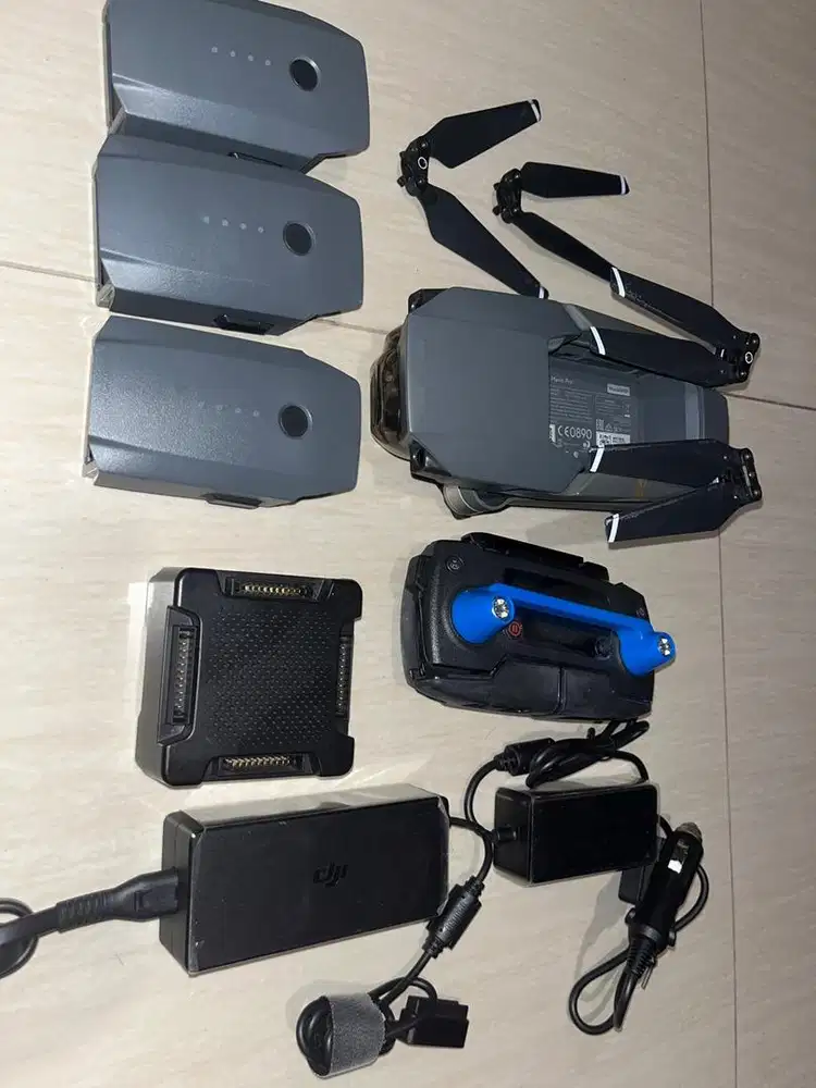 DJI Mavic Pro - 3 Baterai Normal - Jarang dipakai - COD Kelapa Gading
