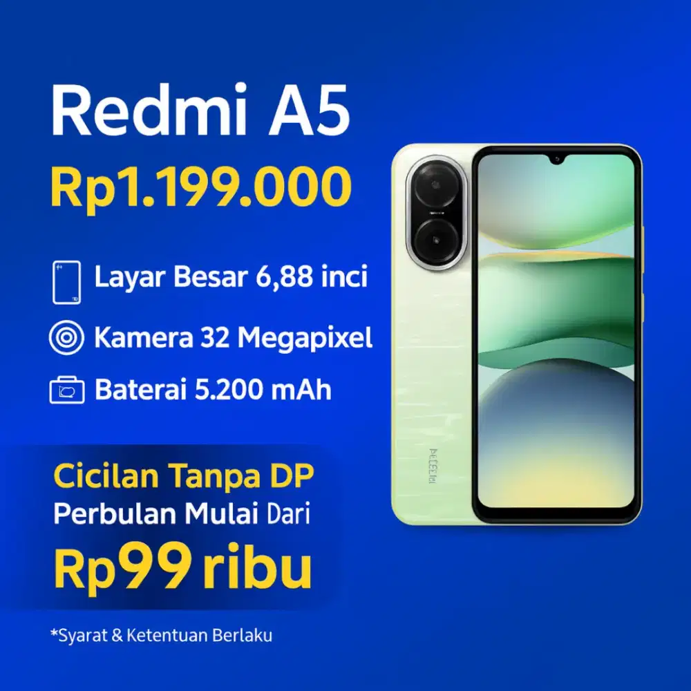 Redmi A5 Murah – Baterai Awet 5200 mAh