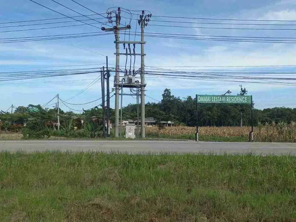 tanah 1242 meter pinggir jalur dua itera kota baru