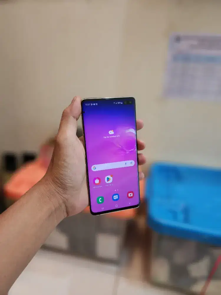 SAMSUNG GALAXY S10 PLUS SEIN 512 GB CERAMIC WHITE DUAL SIM