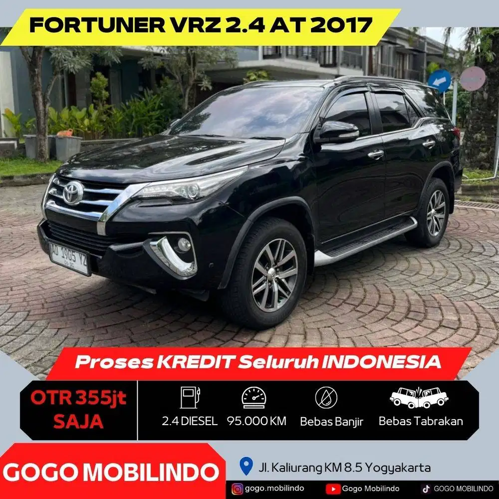 Toyota Fortuner VRZ Matic 2017 Plat AD ORISINIL Bisa Kredit