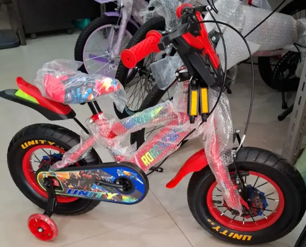 Sepeda Anak Sepeda BMX 12 Inch UNITY ( BAN JUMBO 3.0 )