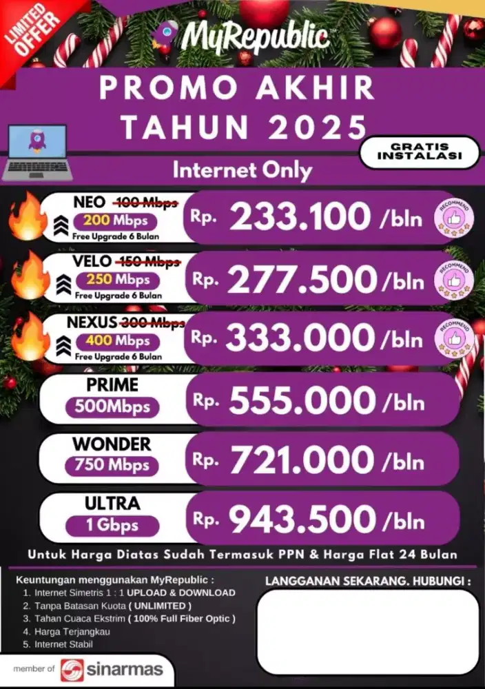 Promo akhir tahun