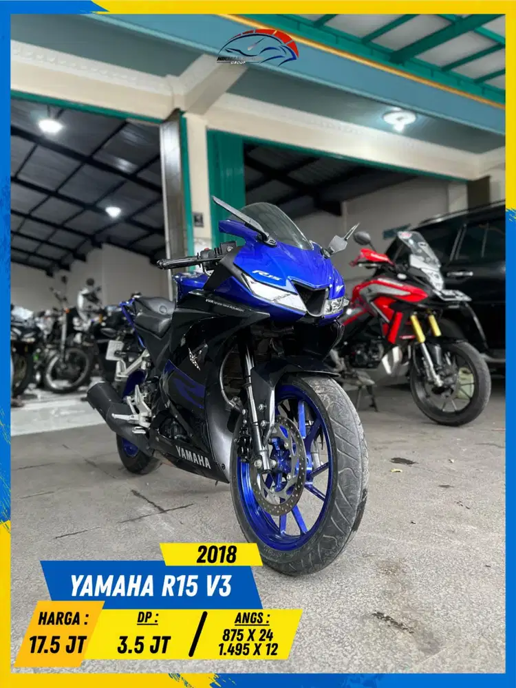 YAMAHA R15 V3 2018 BEKAS RASA BARU BOSSKU HIKMAH MOTOR KEPUH MALANG