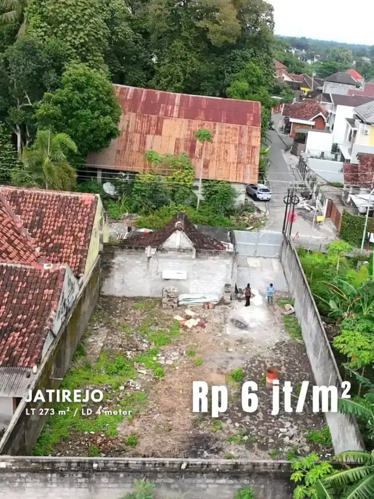 Dijual Tanah Pekarangan dekat Hyatt Regency Palagan