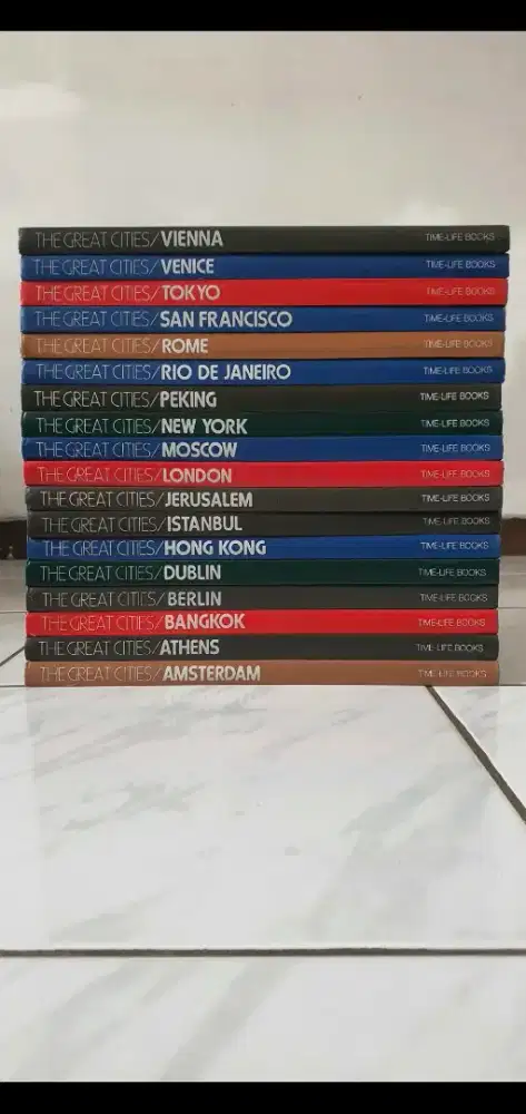 Jual koleksi buku THE GREAT CITIES / TIME-LIFE BOOKS