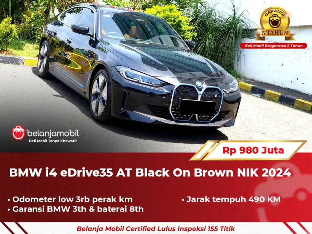 [ GARANSI 5TH ] BMW i4 i 4 eDrive35 eDrive 35 AT 2024 2025