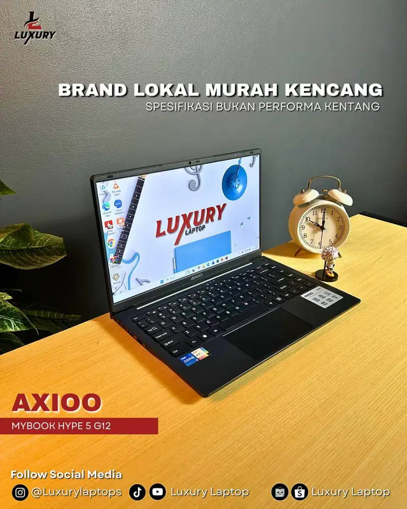LAPTOP AXIOO HYPE 5 G12 12TH GEN INTEL CORE I5 SSD RAM JUAL MURAH BU